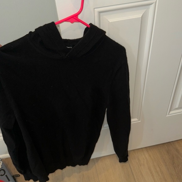 Theory Hilles Hoodie in Cashmere - Picture 2 of 4